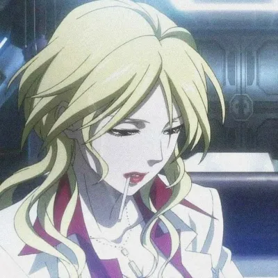 高清丧气的动漫高冷女头像图片第1张