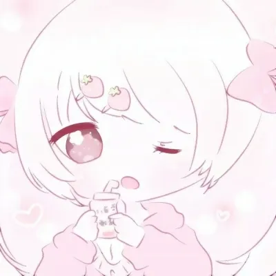 微信头像女生可爱萌粉色第1张