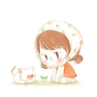 高清超级可爱的萌萌哒女生图片卡通头像第1张