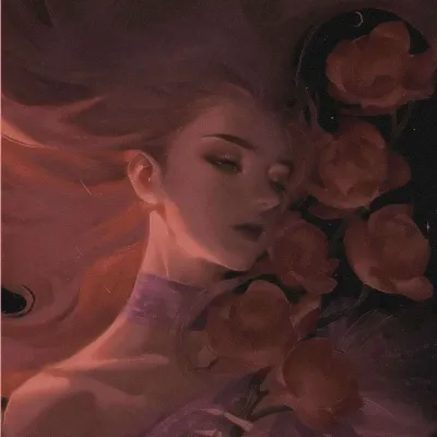 高清好看的唯美意境图片女生动漫头像第1张