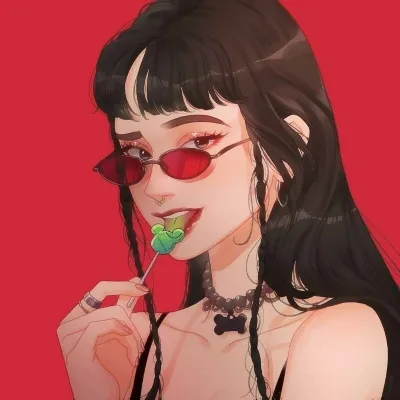 高清超酷动漫女生图片头像第1张