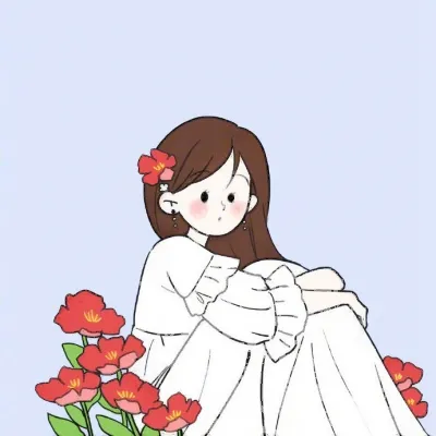 卡通女头像简单第1张