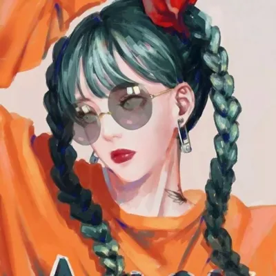 动漫女生头像酷酷的第1张