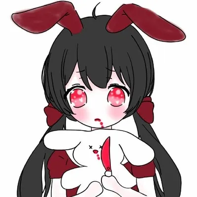 红眼动漫女生头像第1张