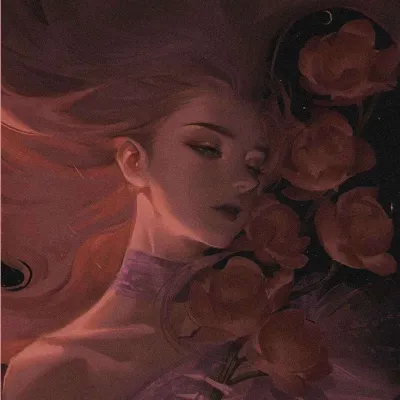 复古意境动漫女头第1张