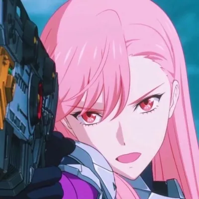 高清霸气的女生复古日本旧动漫头像图片第1张