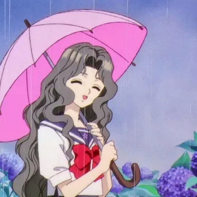 高清淑女范穿校服的二次元女生头像图片第1张