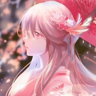 高清好看的动漫古风少女头像唯美图片第1张