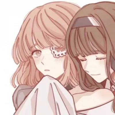 闺蜜百合头像动漫第1张