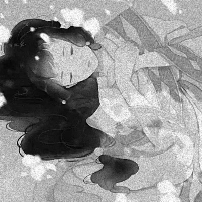 黑白古风头像女第1张