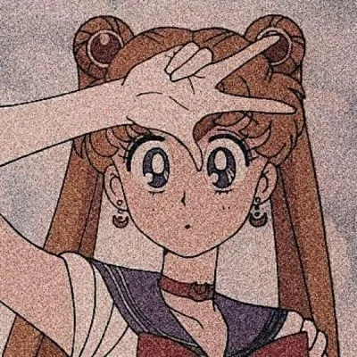 高清可爱的旧漫系美少女战士头像图片第1张