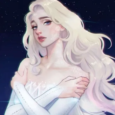 白头发动漫女生头像第1张