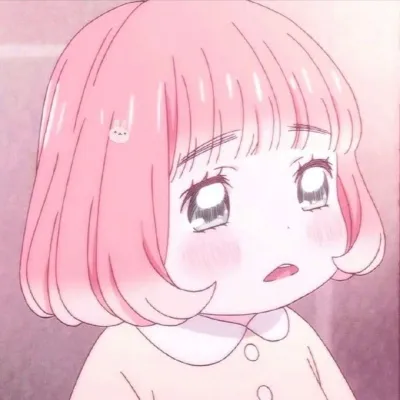 高清粉色系超萌的可爱活泼女生头像动漫图片第1张
