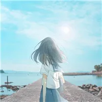 qq头像动漫女生背影第1张