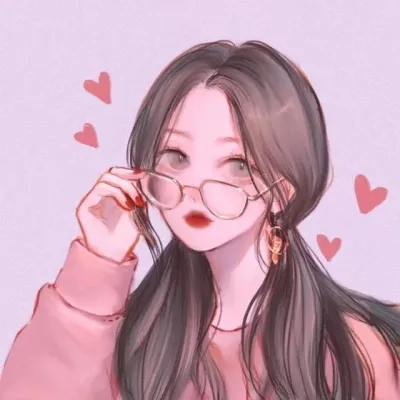 高清好看的甜美可爱少女动漫头像图片第1张