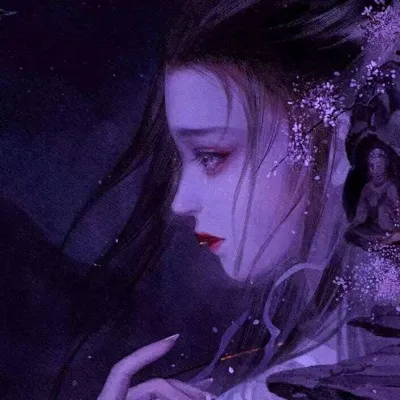 二次元丧系女生头像第1张