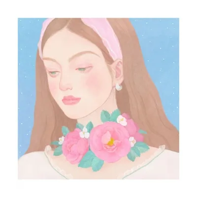 高清好看的清新文艺漫画头像女生图片第1张