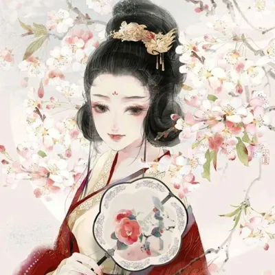 古风女子头像二次元第1张