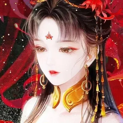 超清唯美的古风女子手绘图片头像精选第1张