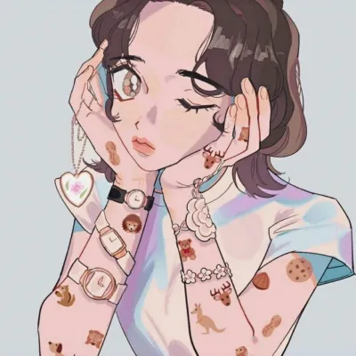 比较酷的头像女生卡通第1张