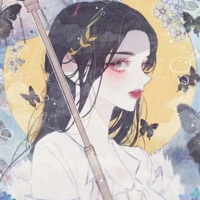 高清一对的漫画版闺蜜头像两张图片第1张