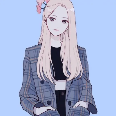 帅气漂亮动漫女孩头像第1张