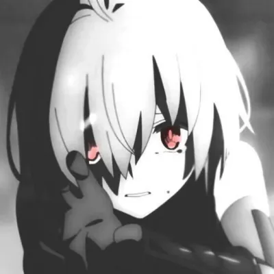 高清丧的头像女动漫二次元图片第1张