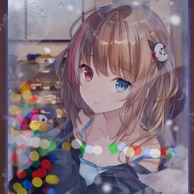 二次元异瞳女生头像第1张