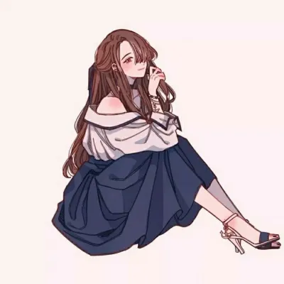 qq漫画头像女生第1张