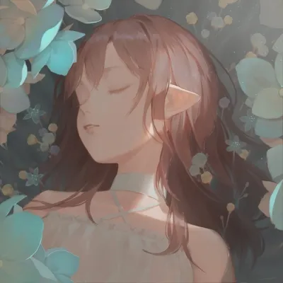 唯美漫画少女头像第1张