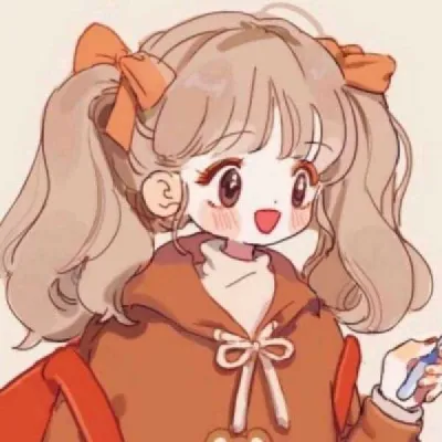 高清一对两张的姐妹头像卡通可爱2张图片第1张