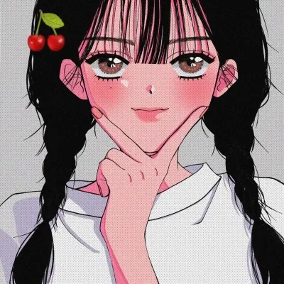 手绘时尚女生头像第1张