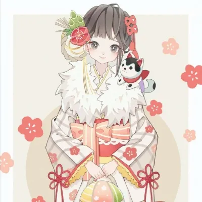 唯美可爱卡通头像女生第1张