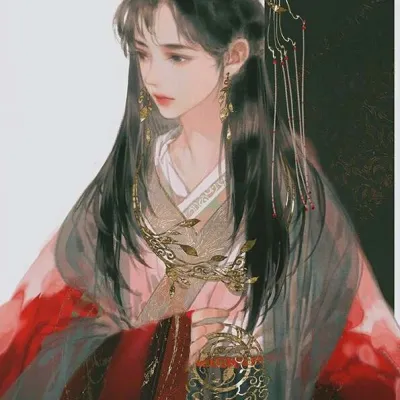 古风美女手绘唯美头像第1张