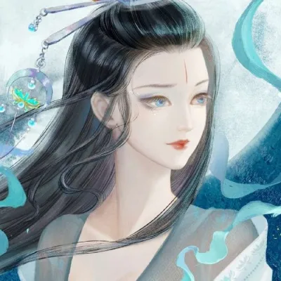 手绘古风女生头像唯美高清好看图片第1张