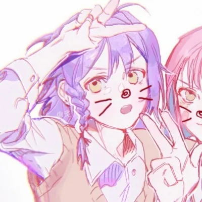 闺蜜头像2人动漫可爱第1张