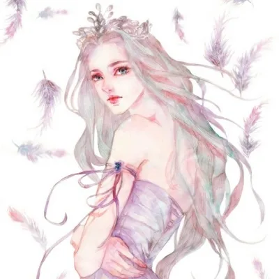 动漫女生头像高冷梦幻第1张