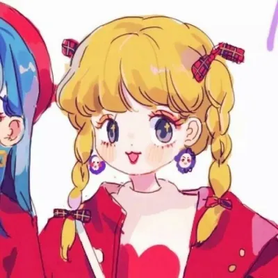 动漫可爱闺蜜头像一人一半两张第1张