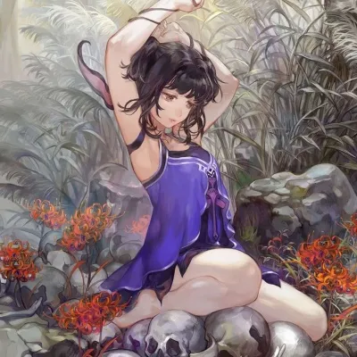 微信二次元头像女第1张