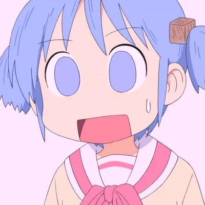 女生动漫惊讶的表情头像图片第1张