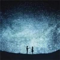 星空情侣头像第1张