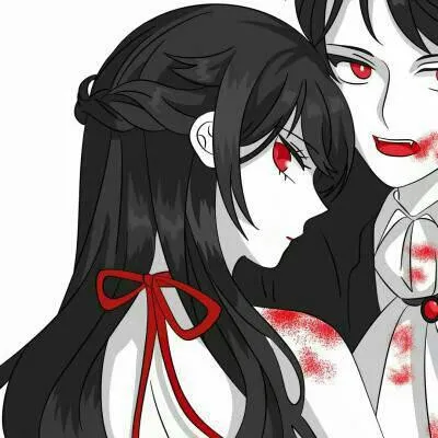 黑暗冷酷动漫情侣头像第1张
