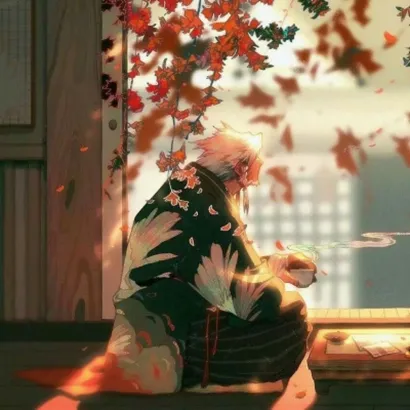 日系动漫情侣头像一对两张第1张