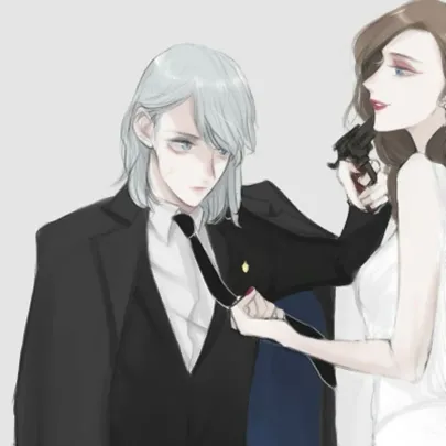 高清情侣动漫头像一对两张图片第1张