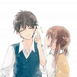 情头动漫双人两张甜蜜图片第1张