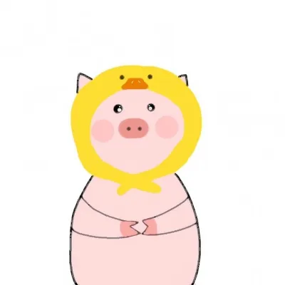 qq卡通情侣头像呆萌图片第1张