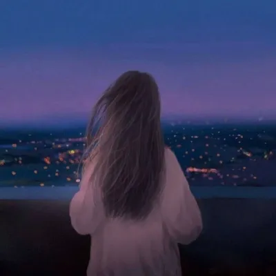 唯美浪漫的卡通动漫情侣头像第1张