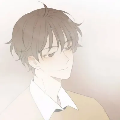 简单动漫头像情侣专用一对第1张