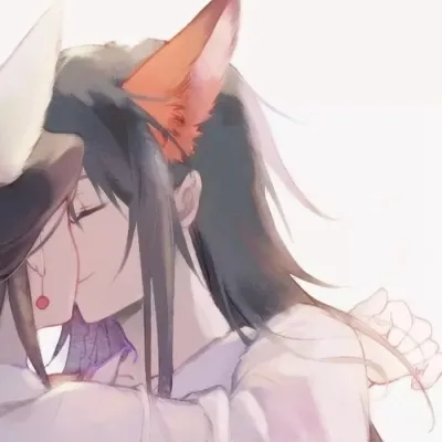 卡通情侣手绘微信头像第1张