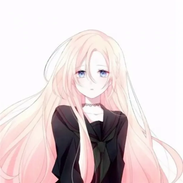 动漫情侣头一男一女分开第1张